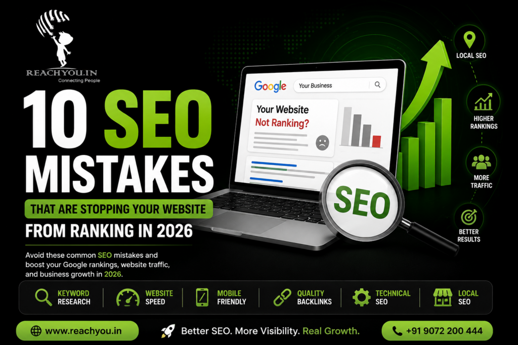 10 SEO mistakes that are stopping your website from ranking in Google in 2026